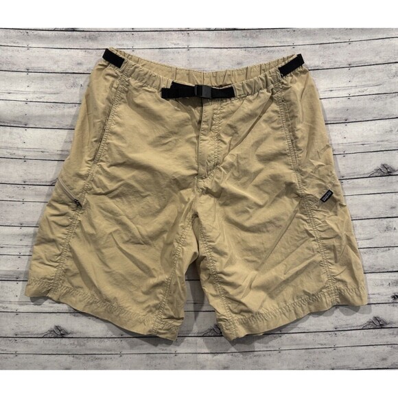 Patagonia Other - Patagonia Mens Hiking Short Sz M Khaki Tan Belted Hiking Outdoor 10" Inseam